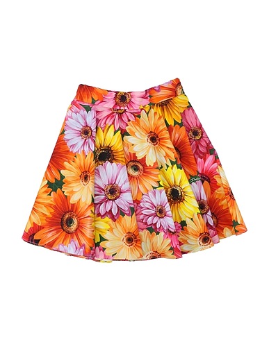 DOLCE&GABBANA Skirt Orange 100% Cotton