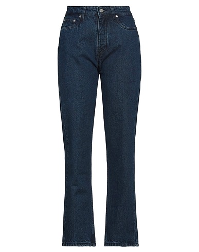 BOLONGARO TREVOR Denim pants Blue 100% Cotton