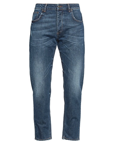 BE ABLE Denim trousers Blue 98% Cotton, 2% Elastane