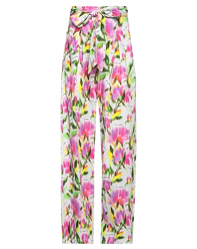 LE VOLIÈRE Casual trouser White 100% Cotton