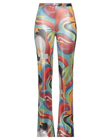 ETRO Casual trouser Sky blue 94% Polyester, 6% Elastane