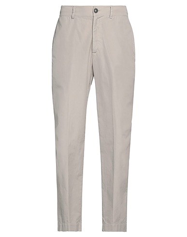 GRIFONI Casual trouser Light grey 100% Cotton