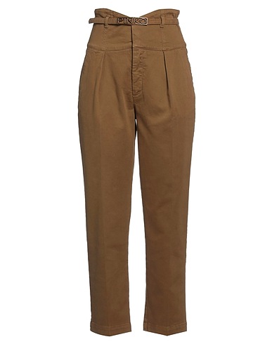 PINKO Casual trouser Military green 98% Cotton, 2% Elastane