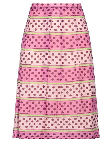MARNI Midi skirt Mauve 100% Ramie