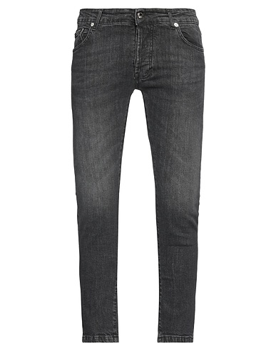C'N'C' COSTUME NATIONAL Denim trousers Black 98% Cotton, 2% Elastane