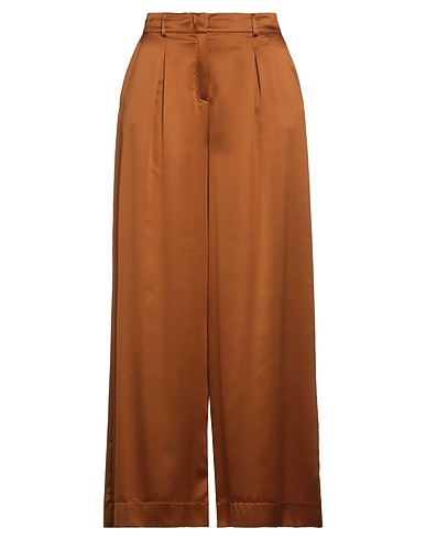 MANILA GRACE Casual trouser Brown 100% Polyester