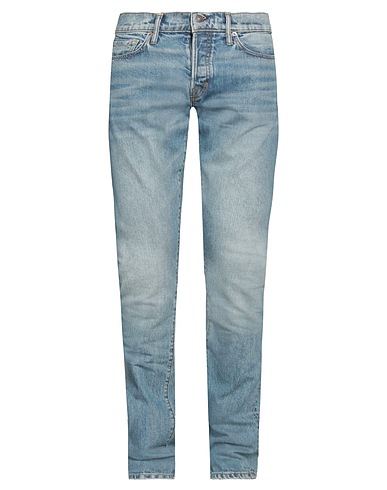 TOM FORD Denim pants Blue 99% Cotton, 1% Polyurethane