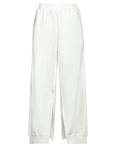 MM6 MAISON MARGIELA スウェットパンツ ホワイト コットン 100%
