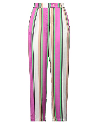 BRAND UNIQUE Casual trouser Mauve 65% Viscose, 35% Silk