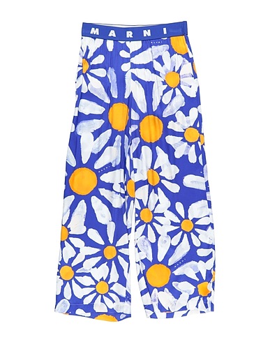 MARNI Casual trouser Blue 100% Viscose, Nylon, Rubber, Polyester