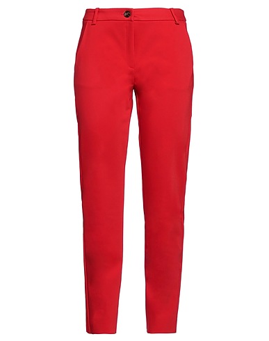 EMME by MARELLA Casual trouser Red 52% Cotton, 44% Polyamide, 4% Elastane