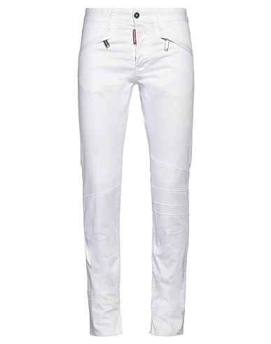 DSQUARED2 Casual pants White 97% Cotton, 3% Elastane