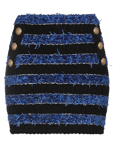 BALMAIN Mini skirt 44% Hemp, 25% Polyamide, 23% Viscose, 7% Polyester, 1% Cotton