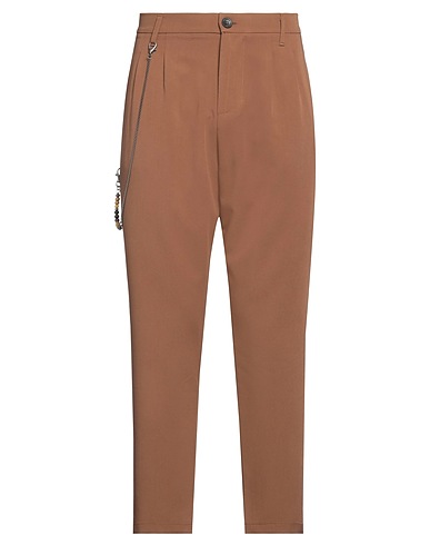 IMPERIAL Pantalone Marrone 75% Poliestere, 19% Viscosa, 6% Elastan