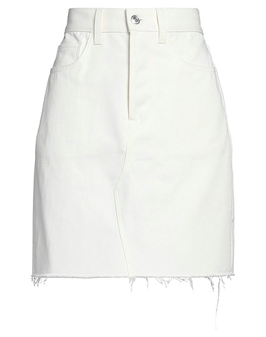DEPARTMENT 5 Mini skirt White 100% Cotton