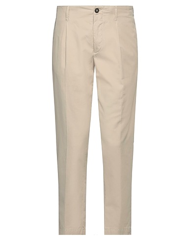 OUT/FIT Hosen Beige 63% Baumwolle, 35% Leinen, 2% Elastan