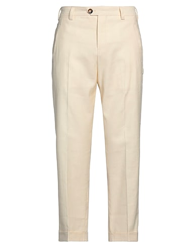 PT Torino Casual trouser Beige 49% Cotton, 49% Linen, 2% Elastane