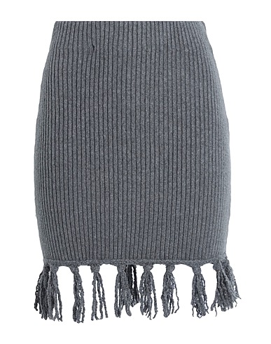 EDITED Minigonna Hege Skirt
 Grigio 35% Lyocell, 33% Cotone riciclato, 22% Poliestere riciclato, 6% Lana, 4% Elastan