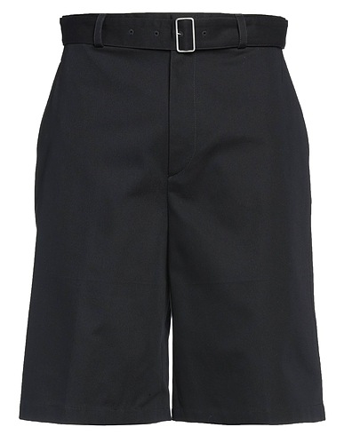 JIL SANDER Shorts & Bermuda Midnight blue 100% Cotton