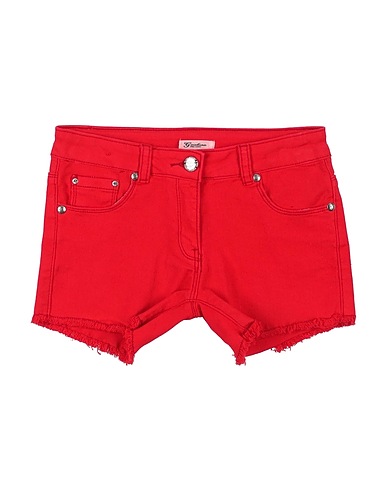 GAIALUNA Shorts & Bermuda Red 98% Cotton, 2% Elastane