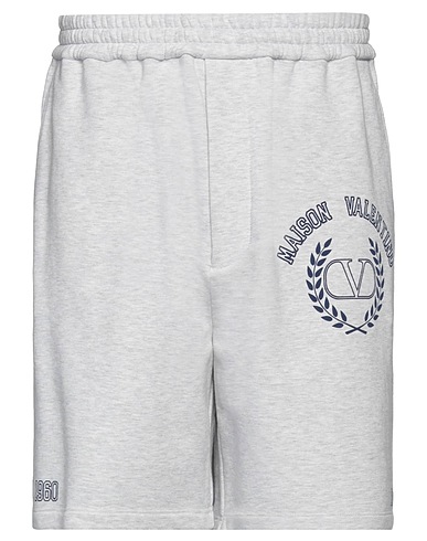 VALENTINO GARAVANI Shorts & Bermuda Light grey 100% Cotton