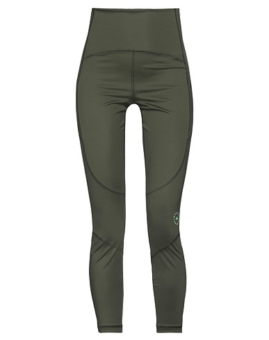 ADIDAS by STELLA McCARTNEY Leggings Verde militare 79% Poliestere riciclato, 21% Elastan