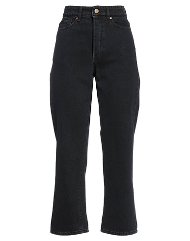 BY MALENE BIRGER Denim trousers Black 100% Cotton