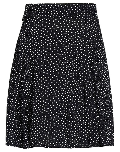 MAR DE MARGARITAS Mini skirt Black 100% Viscose