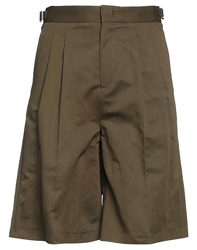 PT Torino Shorts & Bermuda Military green 60% Cotton, 40% Linen