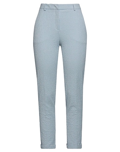 INCOTEX Casual trouser Light blue 96% Cotton, 3% Elastane, 1% Polyamide