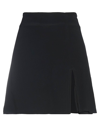 MAR DE MARGARITAS Mini skirt Black 100% Viscose, Polyester