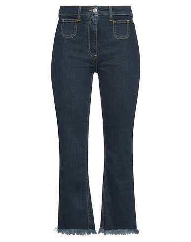 KATE BY LALTRAMODA Denim trousers Blue 98% Cotton, 2% Elastane
