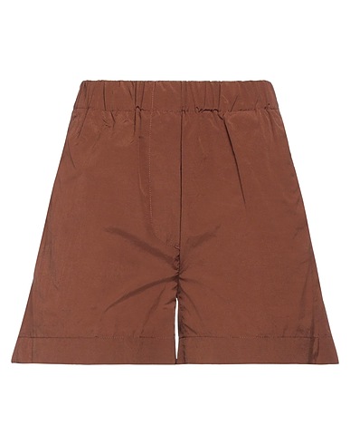 NINE IN THE MORNING Shorts & Bermuda Brown 52% Cotton, 48% Polyester