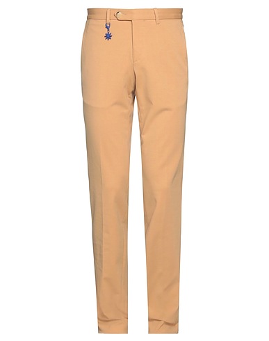 MANUEL RITZ Casual trouser Camel 52% Cotton, 40% Polyamide, 8% Elastane