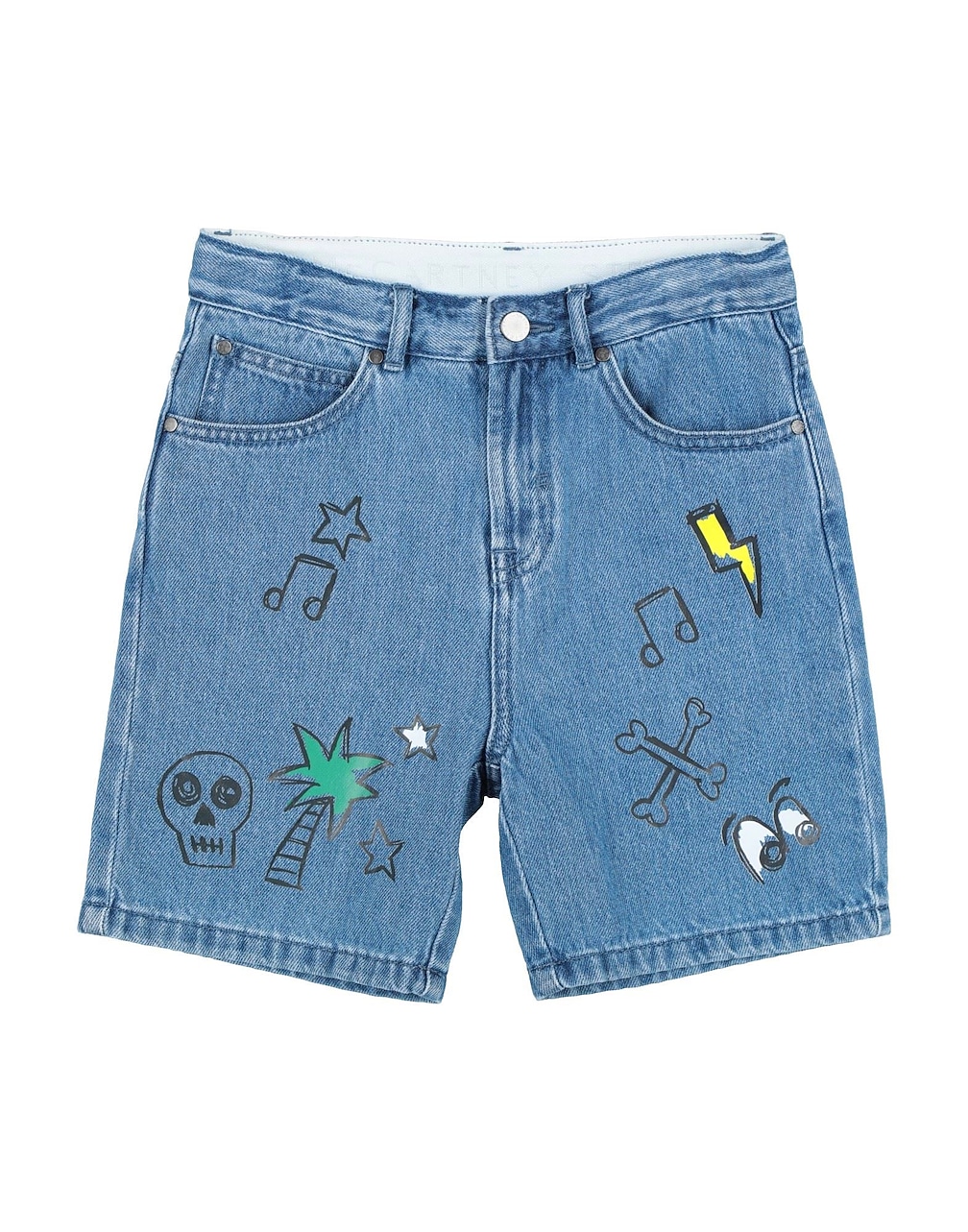 STELLA McCARTNEY KIDS - Shorts vaqueros