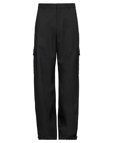 OFF-WHITE™ Cargo Black 55% Wool, 45% Cotton