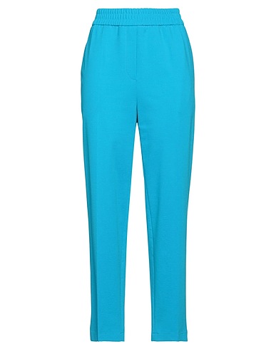 HARRIS WHARF LONDON Casual trouser Turquoise 56% Viscose, 36% Polyamide, 8% Elastane