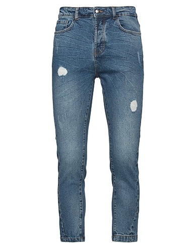 JOHN RICHMOND Denim trousers Blue 98% Cotton, 2% Elastane