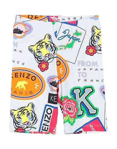 KENZO KIDS Shorts & Bermuda White 98% Cotton, 2% Elastane
