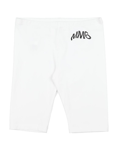 MM6 MAISON MARGIELA Leggings Bianco 90% Cotone, 10% Elastan