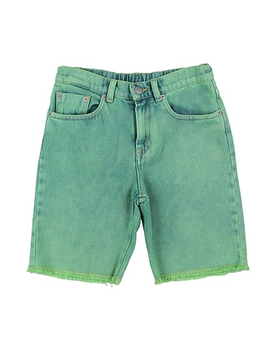 MM6 MAISON MARGIELA Denim shorts Green 100% Cotton