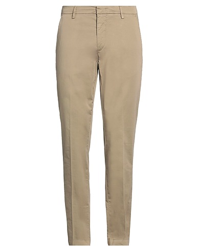 BRO SHIP Casual pants Khaki 97% Cotton, 3% Elastane