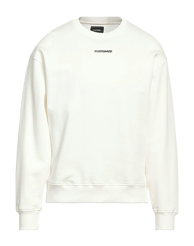 CUSTOMIZE Sweatshirt White 80% Polyester, 20% Polyamide