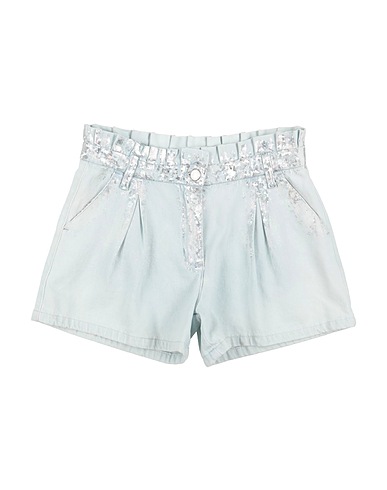 NEVERBETHESAME Shorts jeans Blu 100% Cotone