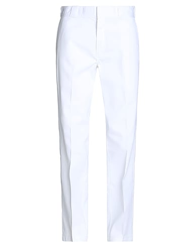 DICKIES Casual trouser White 65% Polyester, 35% Cotton