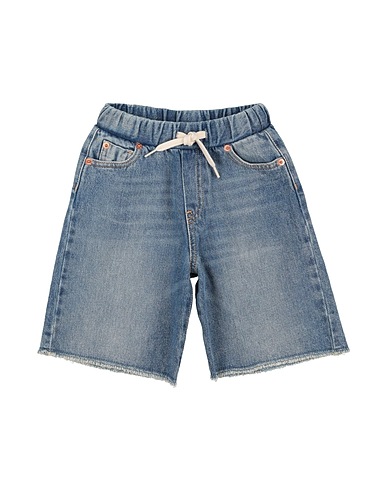 MM6 MAISON MARGIELA デニムショートパンツ ブルー コットン 100%