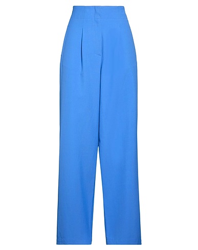 SEMICOUTURE Casual trouser BLU CHIARO 68% Polyester, 29% Viscose, 3% Elastane