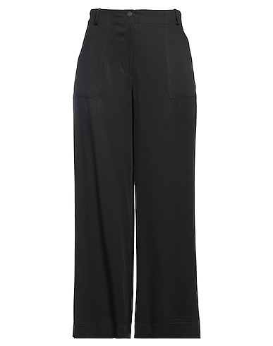 LIVIANA CONTI Casual trouser Black 67% Acetate, 33% Viscose