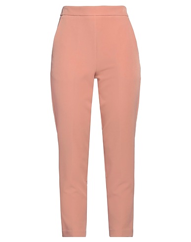 VICOLO Casual trouser Salmon pink 88% Polyester, 12% Elastane