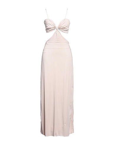 EUGENIA FERNĀNDEZ Vestito lungo Beige 100% Cotone